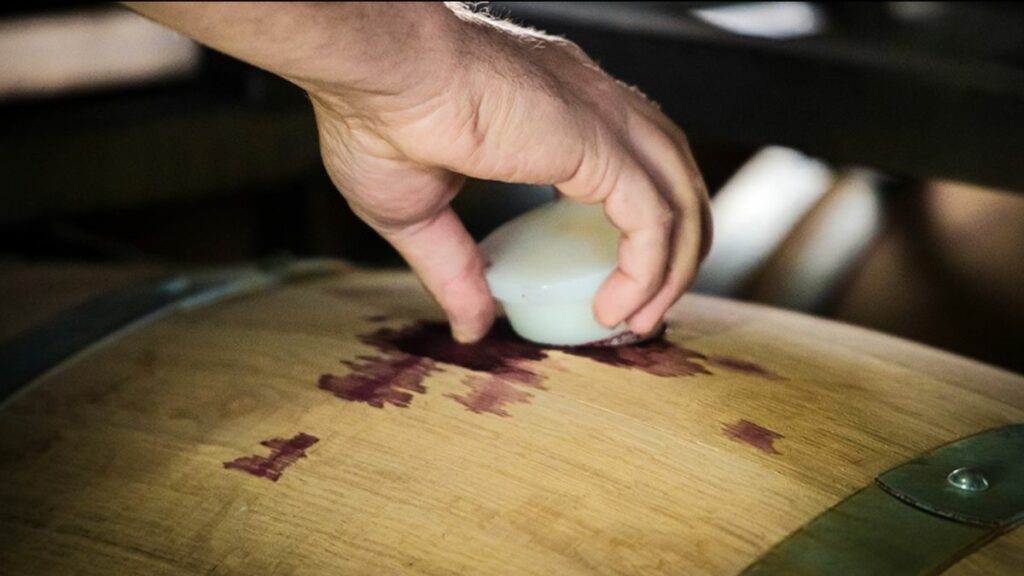 removing a bung from barrel